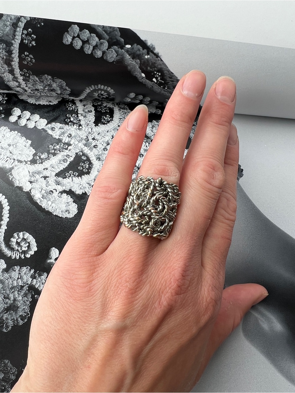 Chunky Braided Statement Ring